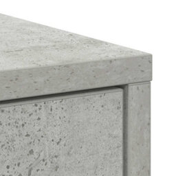 Berkfield Sideboard With Drawers And Doors Concrete Grey 73X31X90 Cm - thumbnail 9