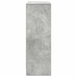 Berkfield Sideboard With Drawers And Doors Concrete Grey 73X31X90 Cm - thumbnail 7