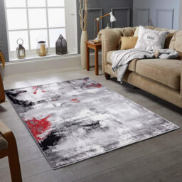 Modern Abstract Soft Living Room Area Rug Carpet Large Non Slip Floor Mat Bedroom Dining Room Home Decor Easy Care 120X170 Cm - thumbnail 1