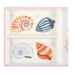 Something Different Shell And Coral Trinket Tray Multicoloured (One Size) - thumbnail 2