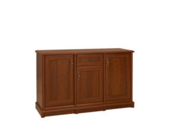 Arte Kent Chestnut 154Cm Sideboard - Spacious 3-Door Cabinet With Drawer - thumbnail 3