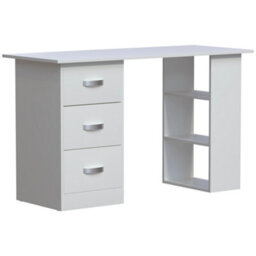 Lassic Vida Designs Mason White Computer Desk With Shelves And 3 Drawers - thumbnail 9