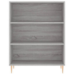 Berkfield Highboard Grey Sonoma 69.5X34X180 Cm Engineered Wood - thumbnail 8