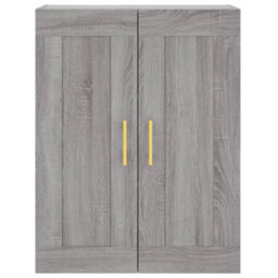 Berkfield Highboard Grey Sonoma 69.5X34X180 Cm Engineered Wood - thumbnail 6