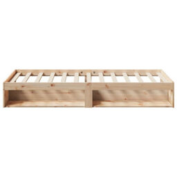 Berkfield Day Bed Without Mattress 75X190 Cm Solid Wood Pine - thumbnail 6