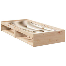Berkfield Day Bed Without Mattress 75X190 Cm Solid Wood Pine - thumbnail 3