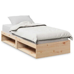 Berkfield Day Bed Without Mattress 75X190 Cm Solid Wood Pine - thumbnail 2