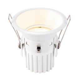Luminosa Lighting Luminosa Speculo Led Fire Rated 1 Light Bathroom Recessed Downlight Matt White, Glass Ip65 - thumbnail 4