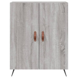 Berkfield Highboard Grey Sonoma 69.5X34X180 Cm Engineered Wood - thumbnail 8