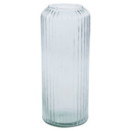 Urbn-Living Urbnliving 36Cm Height Large Tall Decorative Glass Vase Flowers Arrangement Vertical Line Design - thumbnail 1