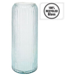 Urbn-Living Urbnliving 36Cm Height Large Tall Decorative Glass Vase Flowers Arrangement Vertical Line Design - thumbnail 3