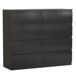 Lassic Vida Designs Denver Black 8 Drawer Chest (H)955mm (W)1200mm (D)400mm - thumbnail 7