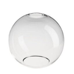 Industville Orlando Glass Globe Pendant - 9 Inch, Clear Glass Globe - 9 Inch, Brass Pendant Holder - thumbnail 2