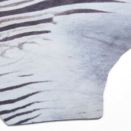 Faux Zebra Print Black White Abstract Animal Modern Cowhide Rug For Living Rug For Living Room And Bedroom-155Cm X 195Cm - thumbnail 6