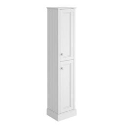 Plum&clay Fairmont White Traditional Floor Standing Bathroom Storage Cabinet Tall Storage Unit - thumbnail 2
