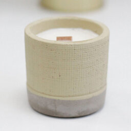 Serenityy Small Concrete Pot Candle - Coffee In The Club, Beige, 350 G, 10H Burn Time - thumbnail 5