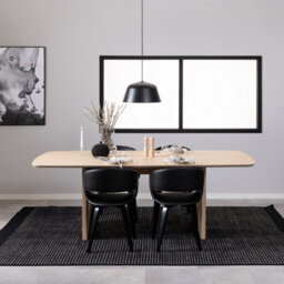 Furniture To Go Christo Dining Table In White Pigmented Oak 220X75Cm - thumbnail 3