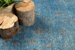RugsX Wool Carpet Antigua 518 75 Jq500 Osta - Abstraction Flat-Woven Blue 170X240 Cm - thumbnail 5