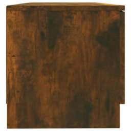 Walplus Tv Cabinet Smoked Oak 80X35X36.5 Cm Engineered Wood - thumbnail 7