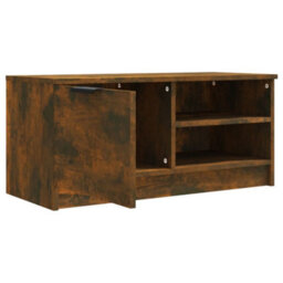 Walplus Tv Cabinet Smoked Oak 80X35X36.5 Cm Engineered Wood - thumbnail 6