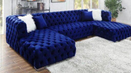 Stratus Interiors Luxury Chesterfield Modular Upholstered U Shape Sofa For Livingroom - thumbnail 1