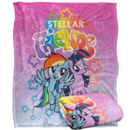 My Little Pony Stellar Friends Silky Supersoft Blanket Multicoloured (One Size) - thumbnail 2