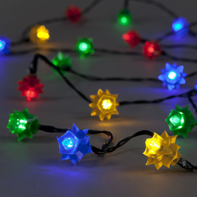 Snowtime 40 Multi-Color Led Flower String Lights