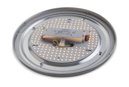 Luminosa Lighting Luminosa Atlantis Led Round Flush Bathroom Ceiling Light White Diffuser, Chrome Trim Ip44 - thumbnail 2