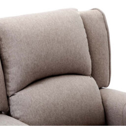 More4Homes Charlotte Modern Fabric Pushback Recliner Armchair Sofa Accent Chair Reclining (Pumice) - thumbnail 5