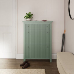 Garrucha Deluxe Shoe Cabinet Dowager Green