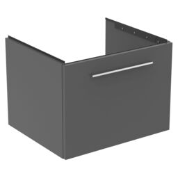 Ideal Standard I.life B Matt Quartz Grey Wood Effect Wall-Mounted Bathroom Vanity Unit (H) 440mm (W) 600mm - thumbnail 3