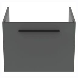 Ideal Standard I.life B Matt Quartz Grey Wood Effect Wall-Mounted Bathroom Vanity Unit (H) 440mm (W) 600mm - thumbnail 2