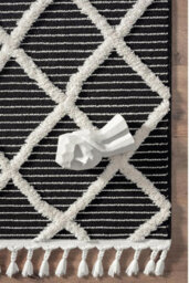 The Rugs Scandi Collection Area Rugs - Scandinavian Design Living Room Rugs And Runners In Anthracite-White - thumbnail 5