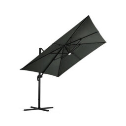 Thehotsale 3M Square Cantilever Parasol With Solar Light And Parasol Base - thumbnail 4