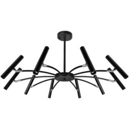 Long Life Lamps Company 10 Lamp Ceiling Black Cluster Sputnik Pendant Light Adjustable Beam Angle K405 With G9 - thumbnail 3