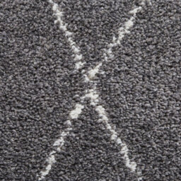 Grey Shaggy Kilim Moroccan Chequered Modern Rug For Living Room Bedroom And Dining Room-120Cm X 170Cm - thumbnail 2