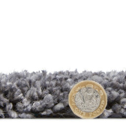 Grey Shaggy Kilim Moroccan Chequered Modern Rug For Living Room Bedroom And Dining Room-120Cm X 170Cm - thumbnail 3