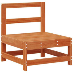 Walplus Garden Middle Sofa Solid Pine Wood Wax Brown 124 X 62 X 70.5 Cm - thumbnail 3