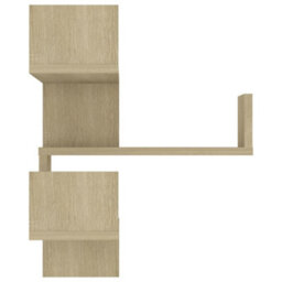 Vidaxl Wall Corner Shelf Sonoma Oak 40X40X50 Cm Engineered Wood - thumbnail 5