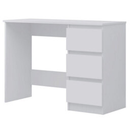 Fwstyle Stora White 3 Drawer Dressing Table (H) 72Cm (W) 99Cm (D) 40Cm - thumbnail 1