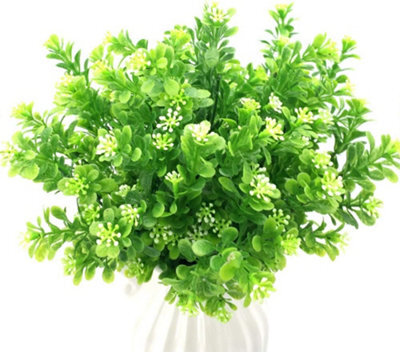 4 Pack Artificial Plants, Shrubs, Decorative Artificial Shrubs, Simulation Plants, Bushes, Plastic Bouquets For Decoration - image 1
