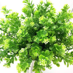 4 Pack Artificial Plants, Shrubs, Decorative Artificial Shrubs, Simulation Plants, Bushes, Plastic Bouquets For Decoration - thumbnail 3