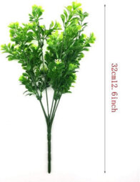 4 Pack Artificial Plants, Shrubs, Decorative Artificial Shrubs, Simulation Plants, Bushes, Plastic Bouquets For Decoration - thumbnail 4