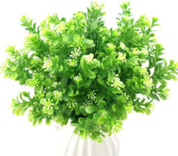 4 Pack Artificial Plants, Shrubs, Decorative Artificial Shrubs, Simulation Plants, Bushes, Plastic Bouquets For Decoration - thumbnail 1
