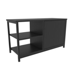 Decorotika Muskegon Tv Stand Tv Unit For Tv's Up To 63 Inch Black And Anthracite - thumbnail 5