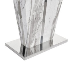 Furniture in Fashion Memphis High Gloss Console Table In Filo Marble Effect Glass Top - thumbnail 9