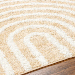 Livabliss Rodos-Modern Yellow White Soft Plush Pile Living Bedroom Rug 200 X 275 Cm Easy Care, Non Shedding - thumbnail 3