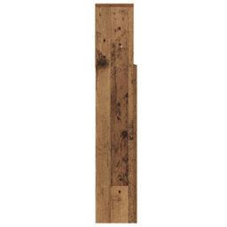 Walplus Headboard Cabinet Old Wood 220 X 19 X 101.5 Cm Engineered Wood - thumbnail 6