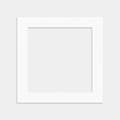 Ak Frames 40X40Cm White Picture Mounts To Fit 30X30Cm Aperture Size - Mount Board Only (No Frame Included) - image 1