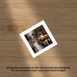 Ak Frames 40X40Cm White Picture Mounts To Fit 30X30Cm Aperture Size - Mount Board Only (No Frame Included) - thumbnail 5